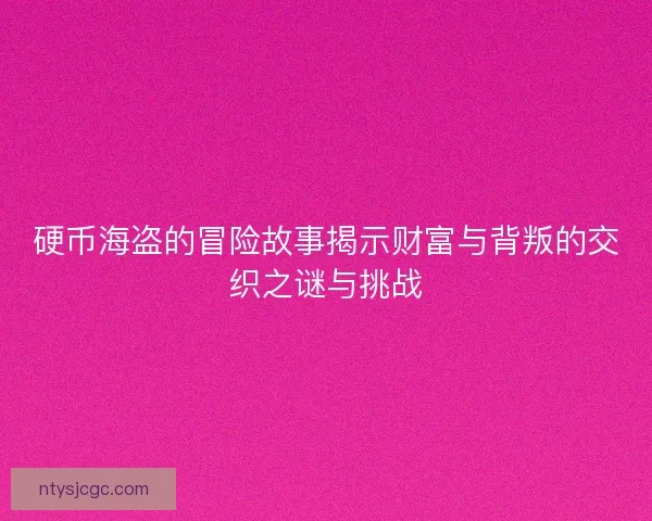 硬币海盗的冒险故事揭示财富与背叛的交织之谜与挑战